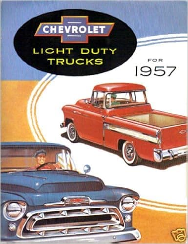 1957 CHEVROLET PICKUP & TRUCK DEALERSHIP SALES BROCHURE - CHEVY ADVERTISMENT LITERATURE 57