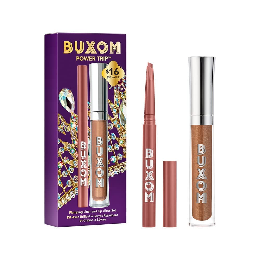 Buxom POWER TRIPââ€ž¢ Plumping Liner and Lip Gloss Set, 2 Piece Set (Pack of 1)