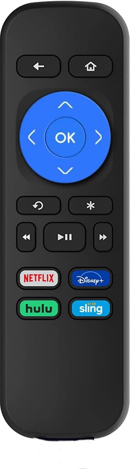 Replacement Remote Control for Roku 1 2 3 4 HD LT XS XD, Roku Express 3900R, Roku Premiere 4620XB 4210XB 3900R - [NOT for Any Roku Stick or Roku TV]