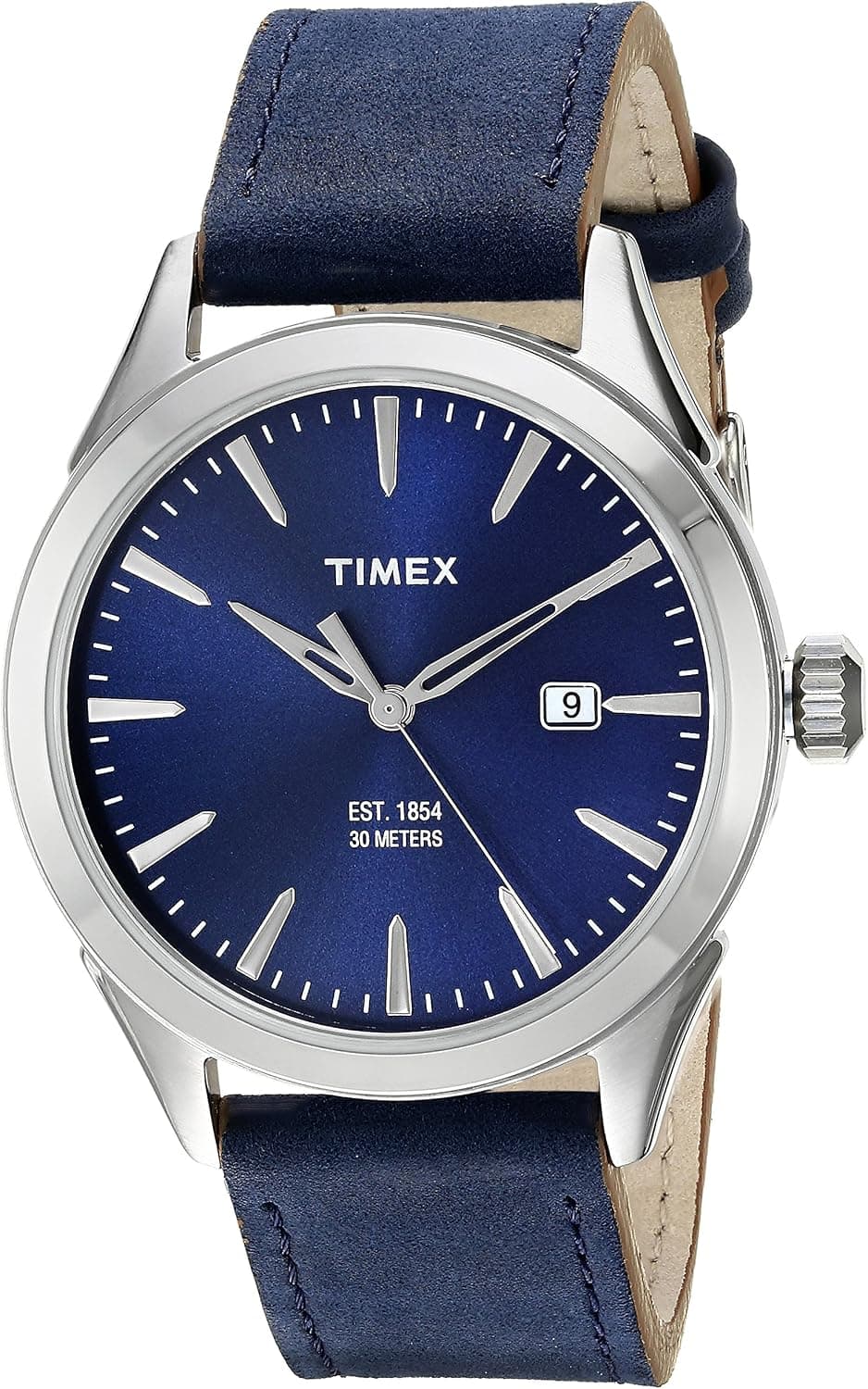 Timex Men's TW2P77400AB City Collection Analog Display Quartz Blue Watch
