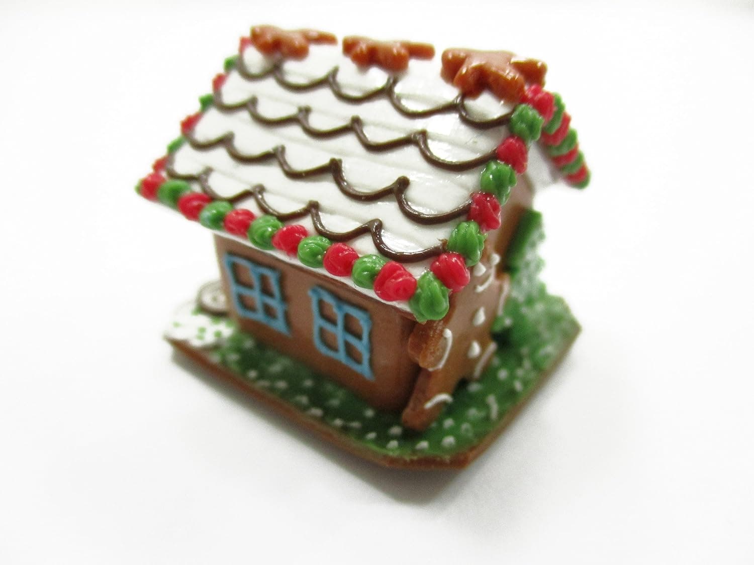 Dollhouse Miniature Christmas Gingerbread House Candy Sweet Holiday A 13770