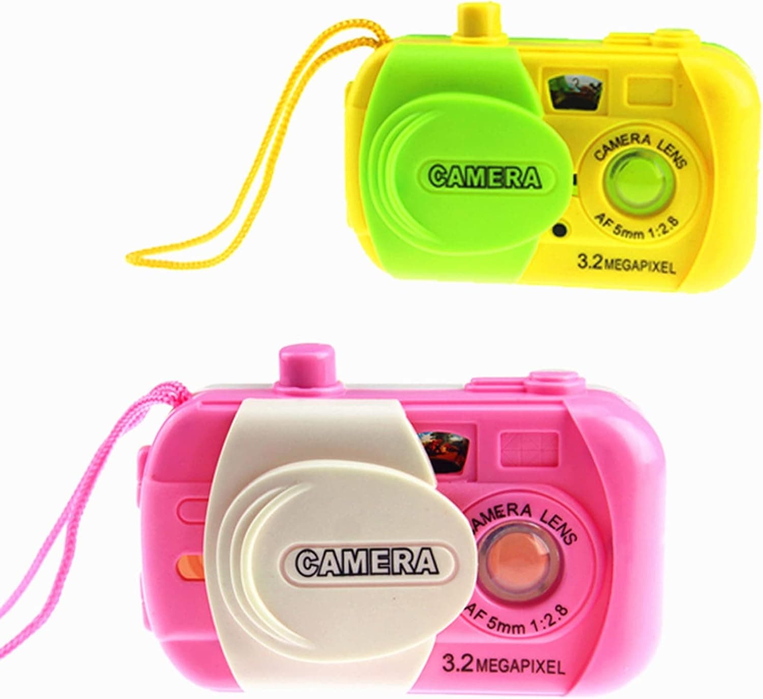 loinhgeo 2Pcs Children Viewing Cartoon Simulation Mini Projection Camera Toys Kids Gift 1 Random Color