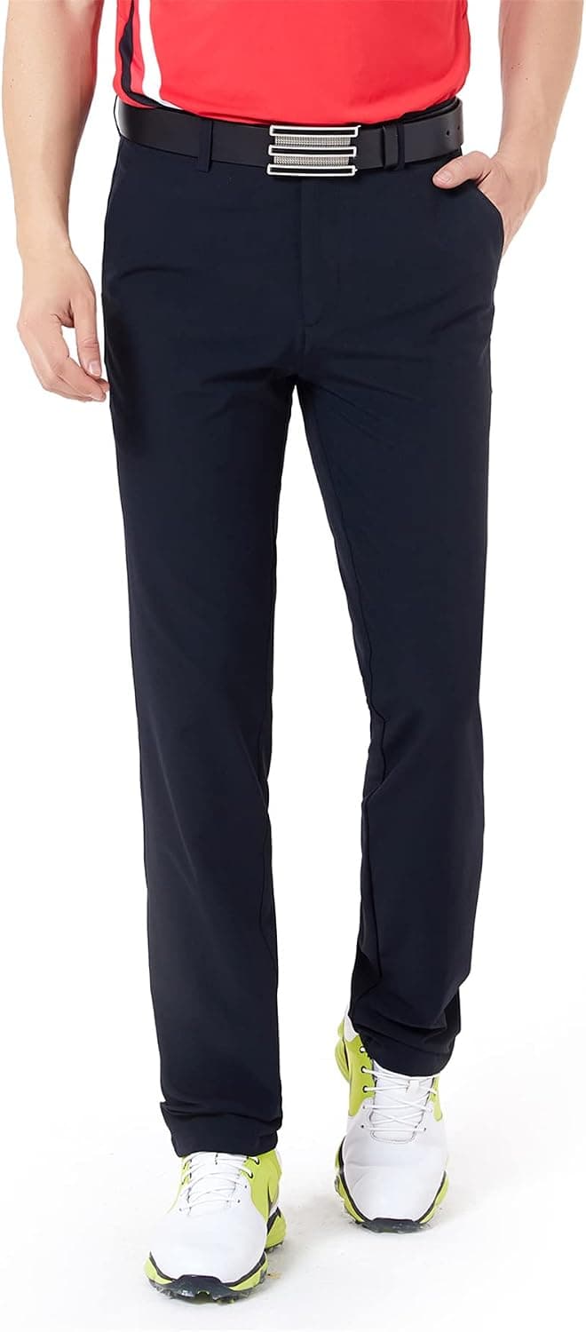 OCLUNLC Men's Golf Pants Quick Dry Breathable Slim Comfortable Men's Stretch Golf Pants Men's Sports Pants Golf Pants