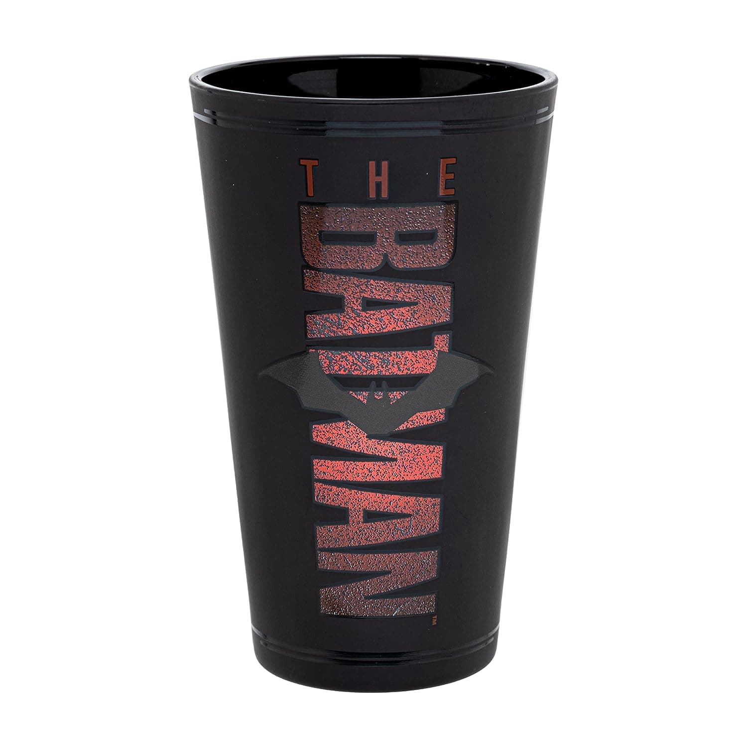 Paladone The Batman Glass, The Batman Movie Merchandise, 400 ml, 13.5 fl oz