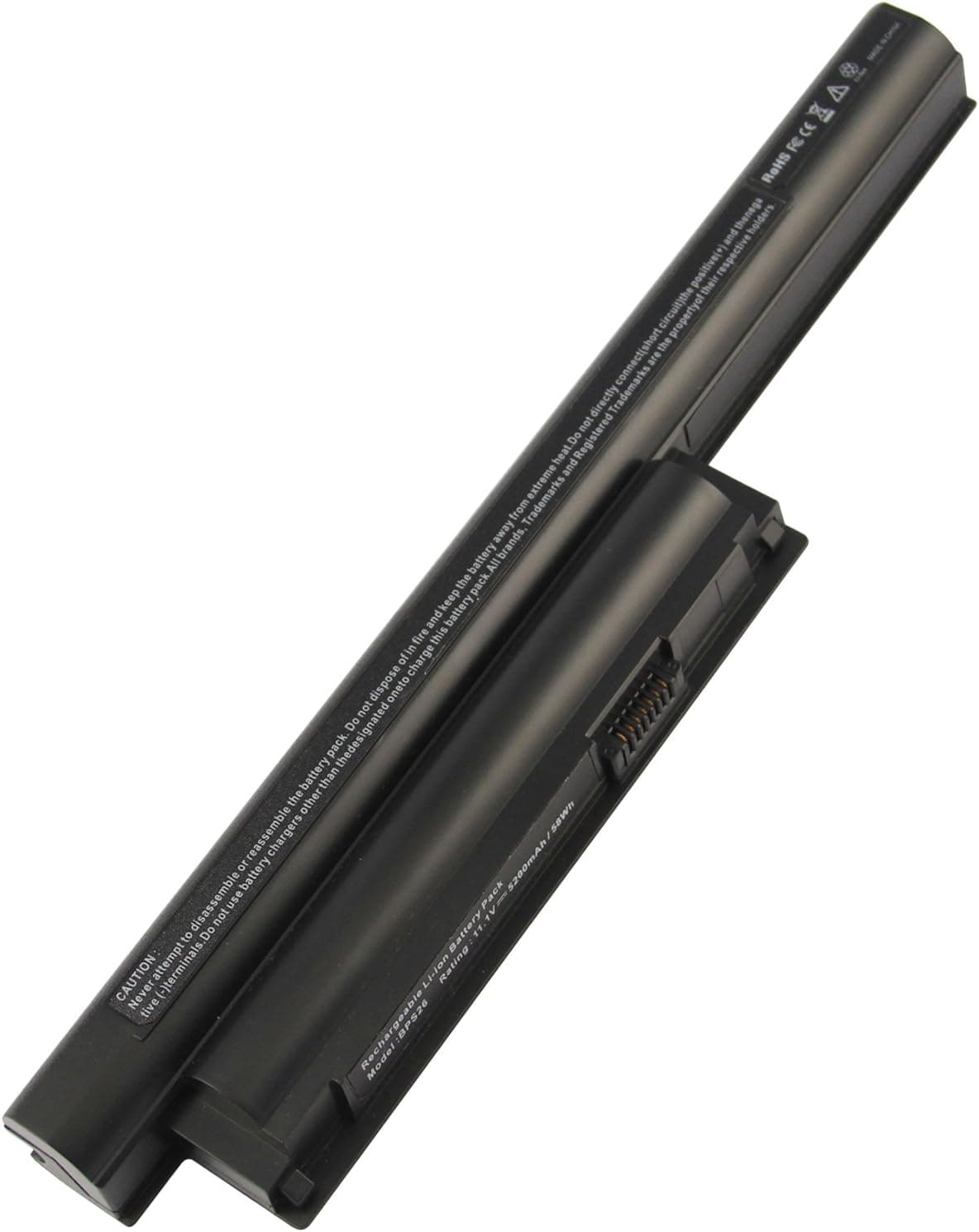 Futurebatt 5200mAh BPS26 Battery for Sony Vaio VGP-BPS26 VGP-BPL26 VGP-BPS26A PCG-61712 PCG-61713 PCG-61813 PCG-61913 PCG-61A12L PCG-61A13L PCG-61A14L PCG-71614 PCG-71713L PCG-71912L PCG-71913L