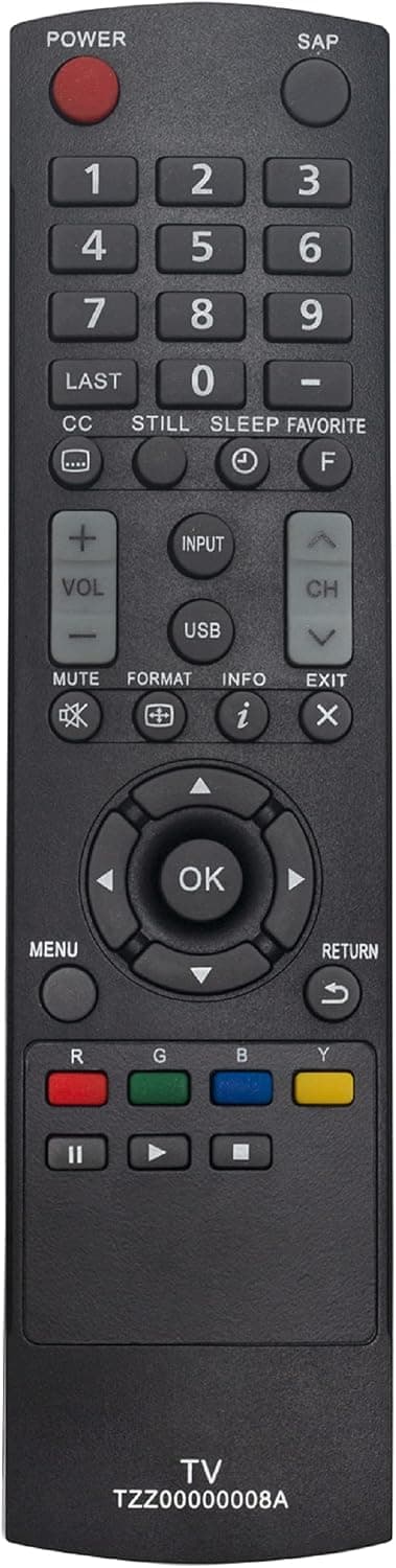TZZ00000008A Replace Remote Control fit for Panasonic LCD TV TC-L42U5 TC-L32C5 TC-32LC54 TC-L3252C TC-L32C5X TC-L422U5X