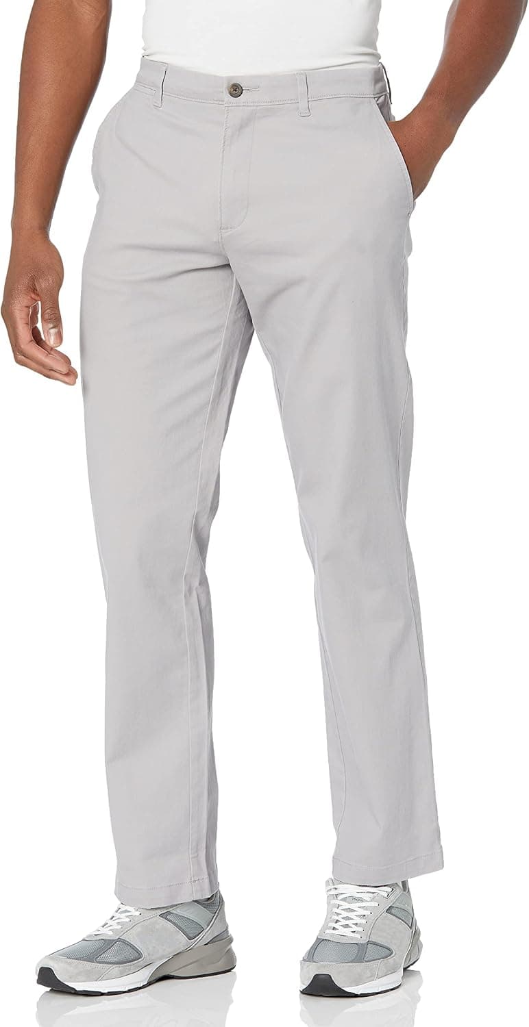 Amazon Essentials Men's Relaxed-Fit Casual Stretch Khaki Pant