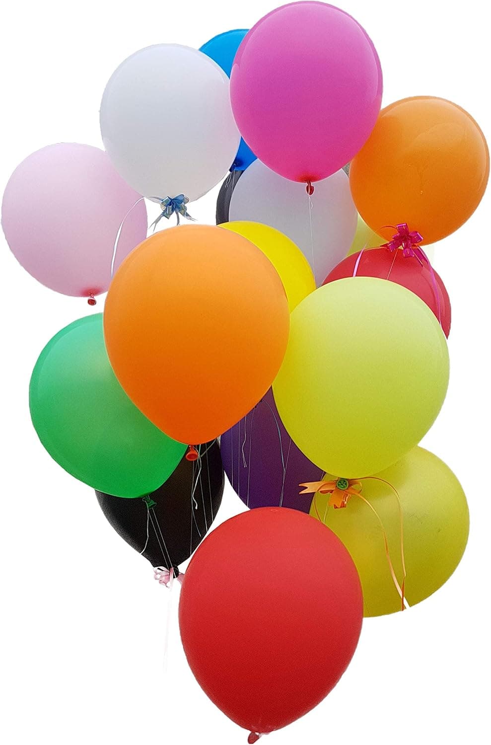 Multi Color Latex Balloons For Happy Birthdays And Parties, Pack Of 100-12'' Inches - 2.8 Grams