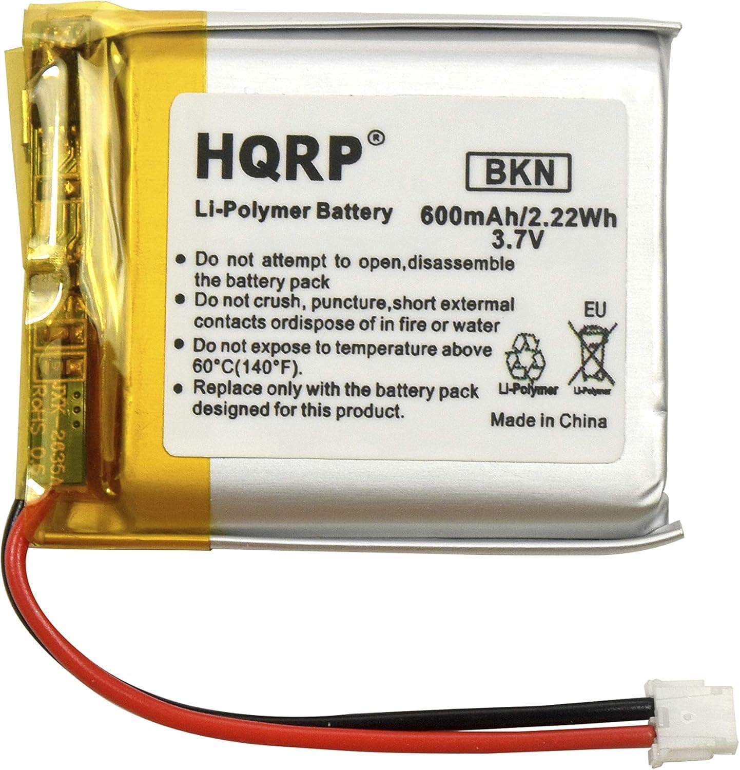 HQRP Battery Compatible with Sony WH-1000XM3 Wireless Headphones SM-03 AK8WH1000XM3 WH-1OOOXM3