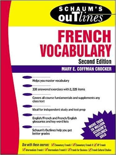 Schaum's Outline of French Vocabulary