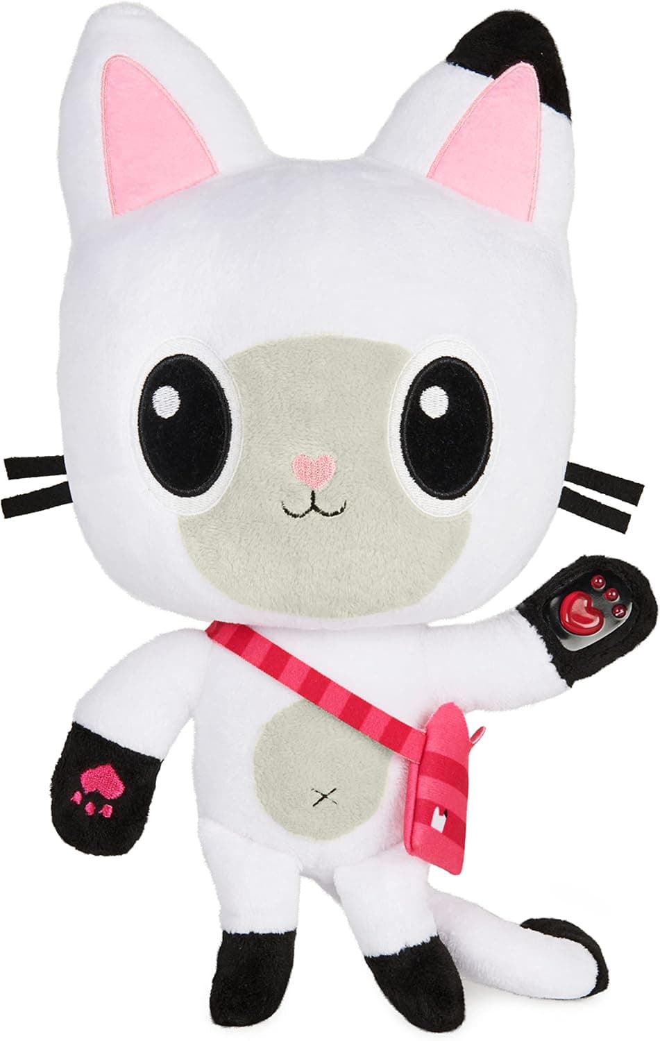Gabby's Dollhouse, 13-inch Talking Pandy Paws Plush Toy with Lights, Music and 10 Sounds and Phrases