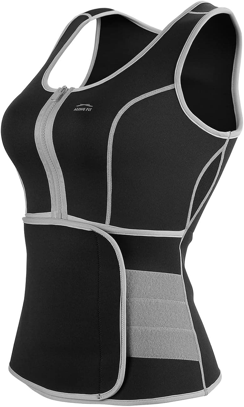 ALONG FIT Waist Trainer Vest for Women Plus Size Sweat Sauna Vest Neoprene Body Shaper