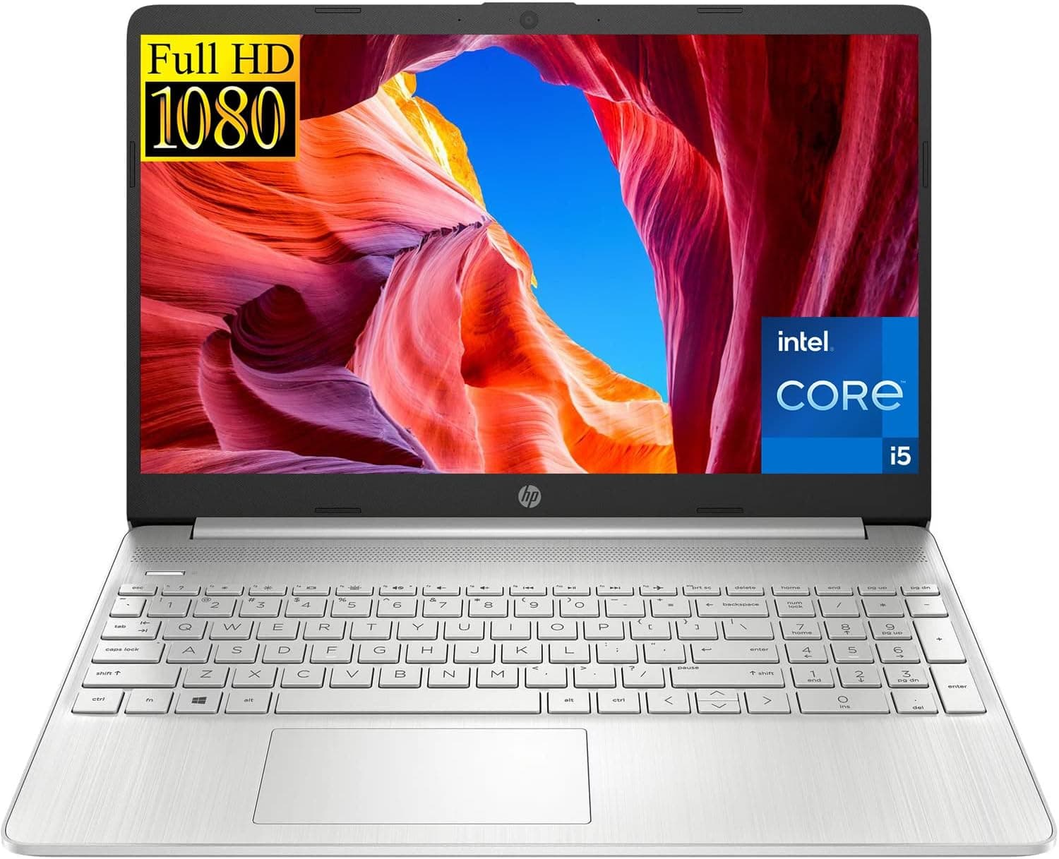 HP 15.6" Business Laptop, Intel Core i5-1135G7 Quad-core Processor, 15.6" FHD Anti-glare LED Display, SD Card Reader, Wi-Fi and Bluetooth, HDMI, Long Battery Life, Windows 11 Home (32GB RAM | 1TB SSD)