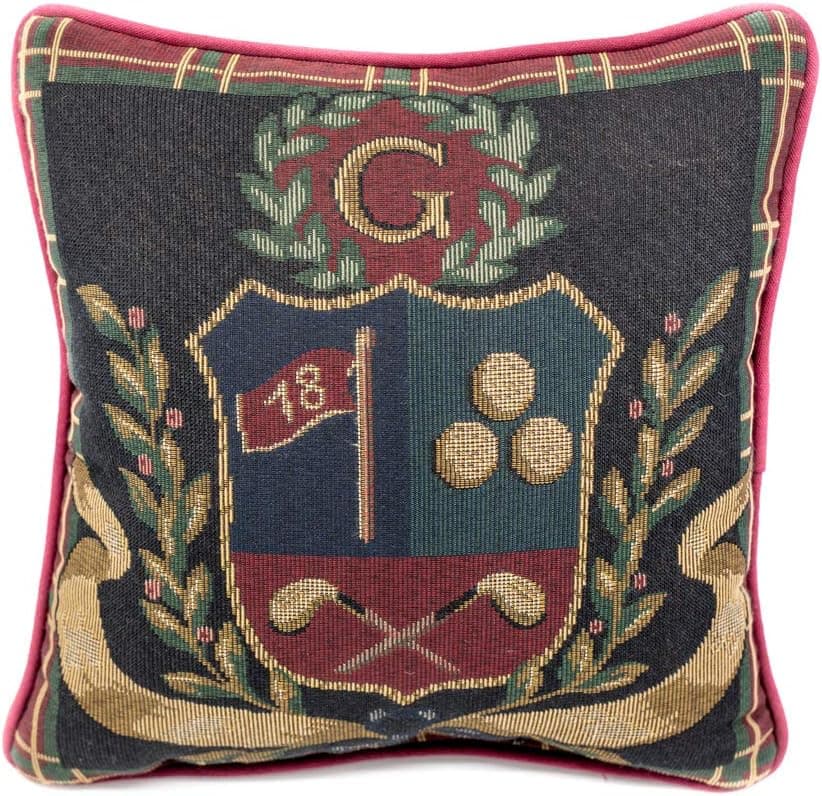 Pillows and Beyond, 12" x 12" Decorative Throw Pillow, Golf