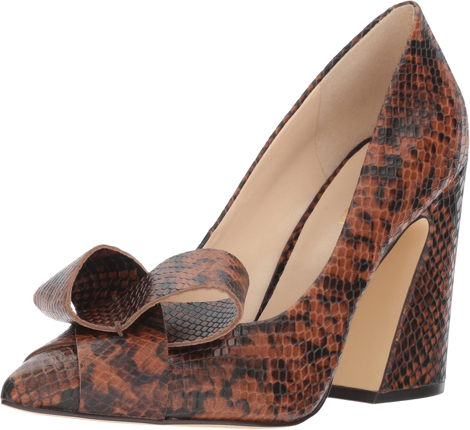 NINE WEST Footwear Women's HADDRIANA Reptile Print Pump