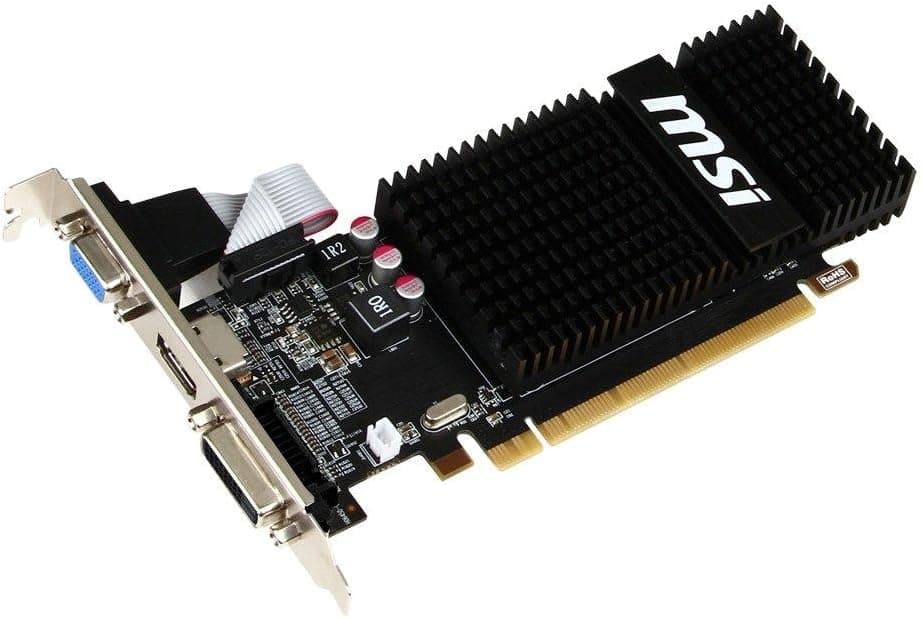 MSI AMD Radeon R5 230 2GB DDR3 64Bit PCI Express x16 2.1 Low Profile Graphic Card (R5 230 2GD3H LP)