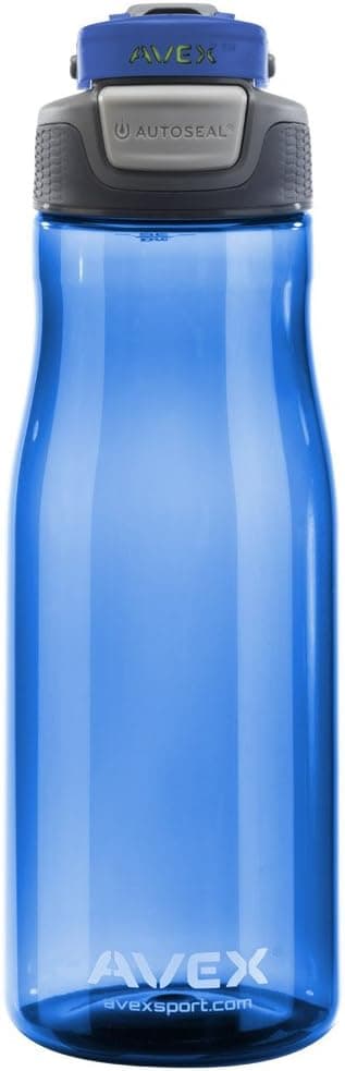 Avex Brazos Water Bottle, Blue, 32-Ounce