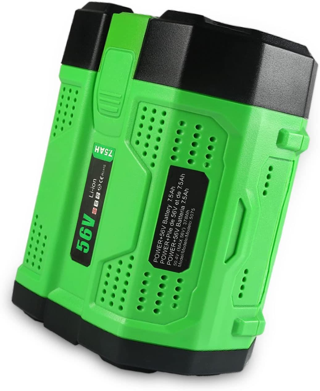 Aoasur 7.5Ah Battery Replacement for EGO 56V Battery 1Pack（Green）