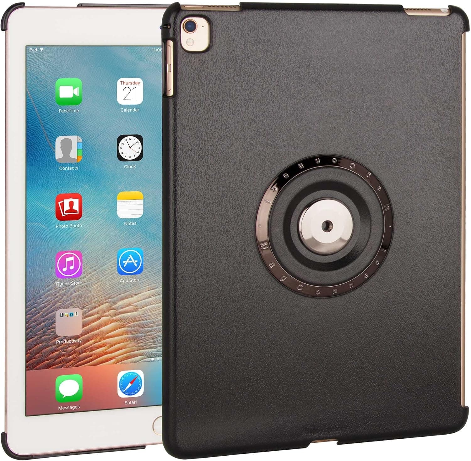 The Joy Factory MagConnect Smart Cover Compatible Back Tray Case for iPad Pro 9.7" and iPad Air 2 (MMA500)