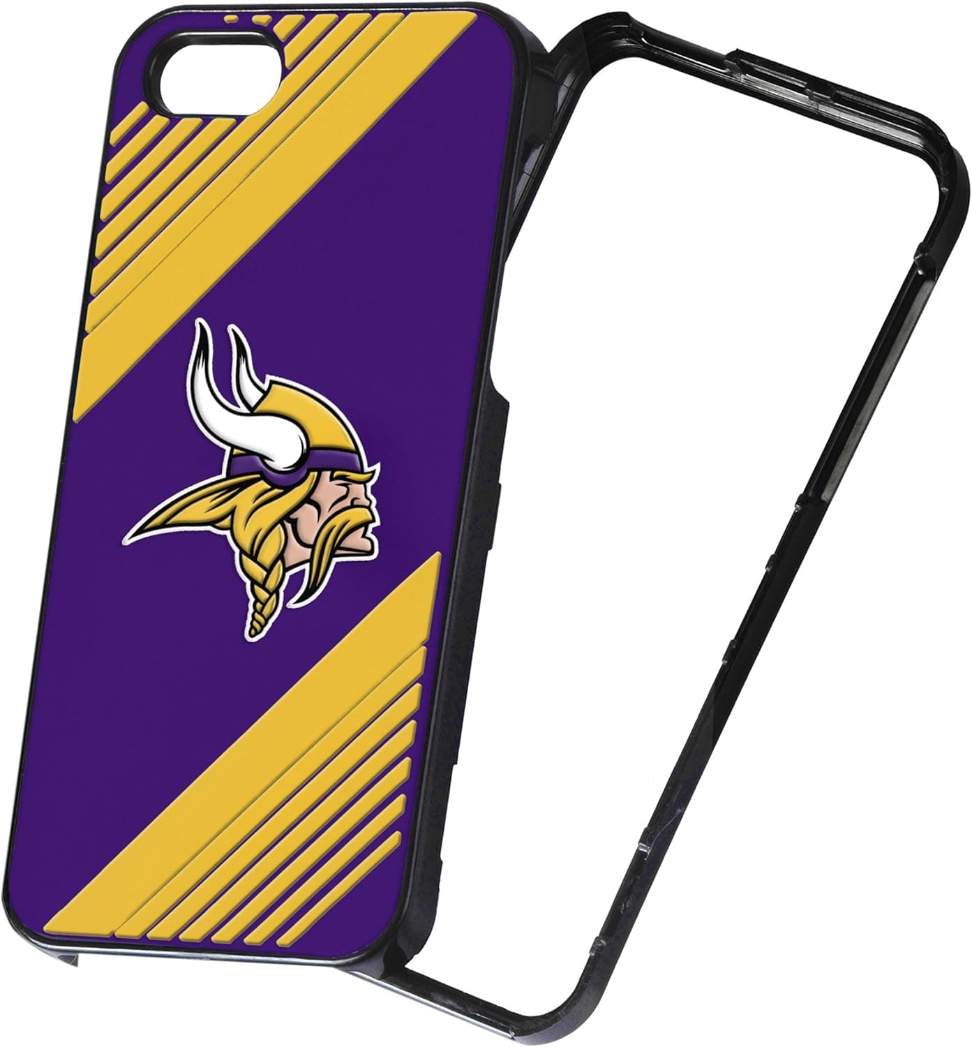 Forever Collectibles NFL 2-Piece Snap-On iPhone 5/5S Polycarbonate Case - Retail Packaging - Minnesota Vikings