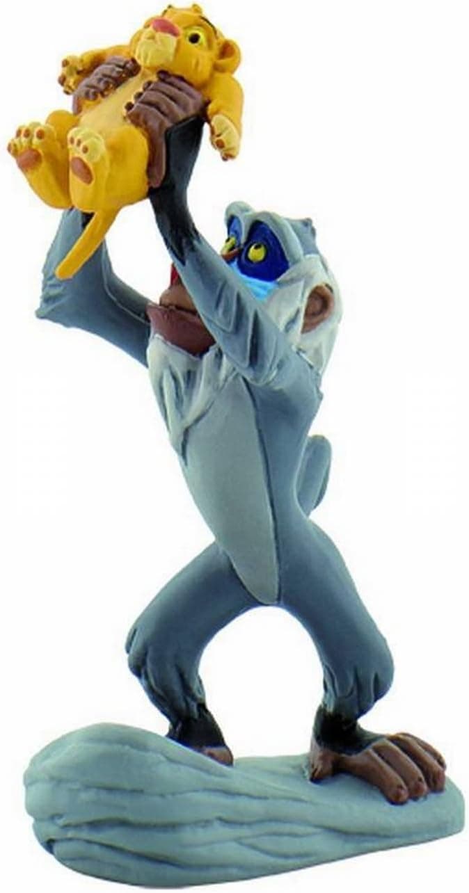 Bullyland Rafiki with Baby Simba Action Figure