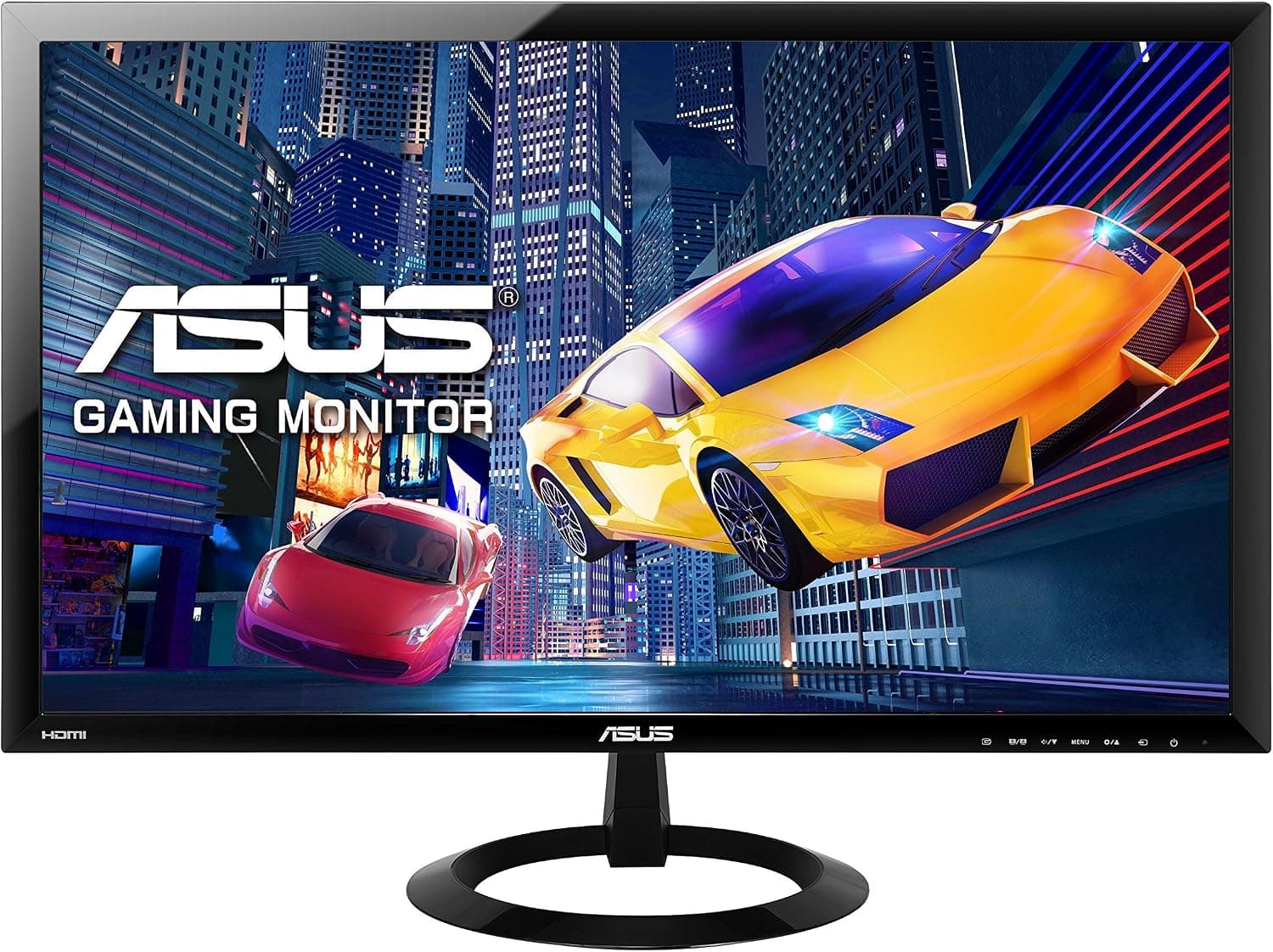 ASUS VX248H 24in Full HD 1920x1080 1ms HDMI DVI VGA Eye Care Gaming Monitor (Renewed)