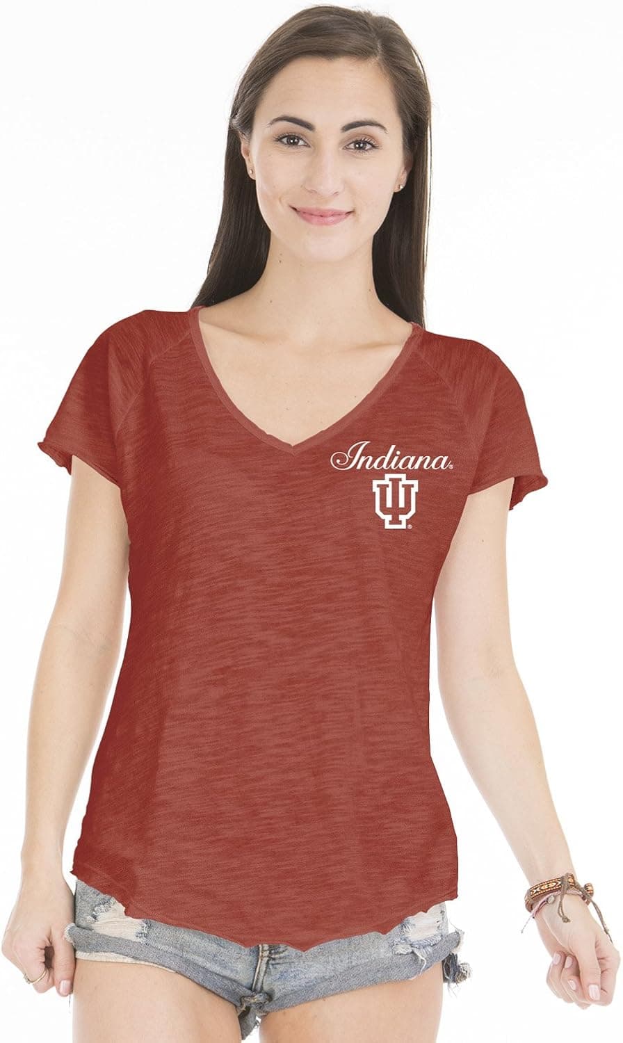 NCAA Women's Tommy V Slub V-Neck Tee