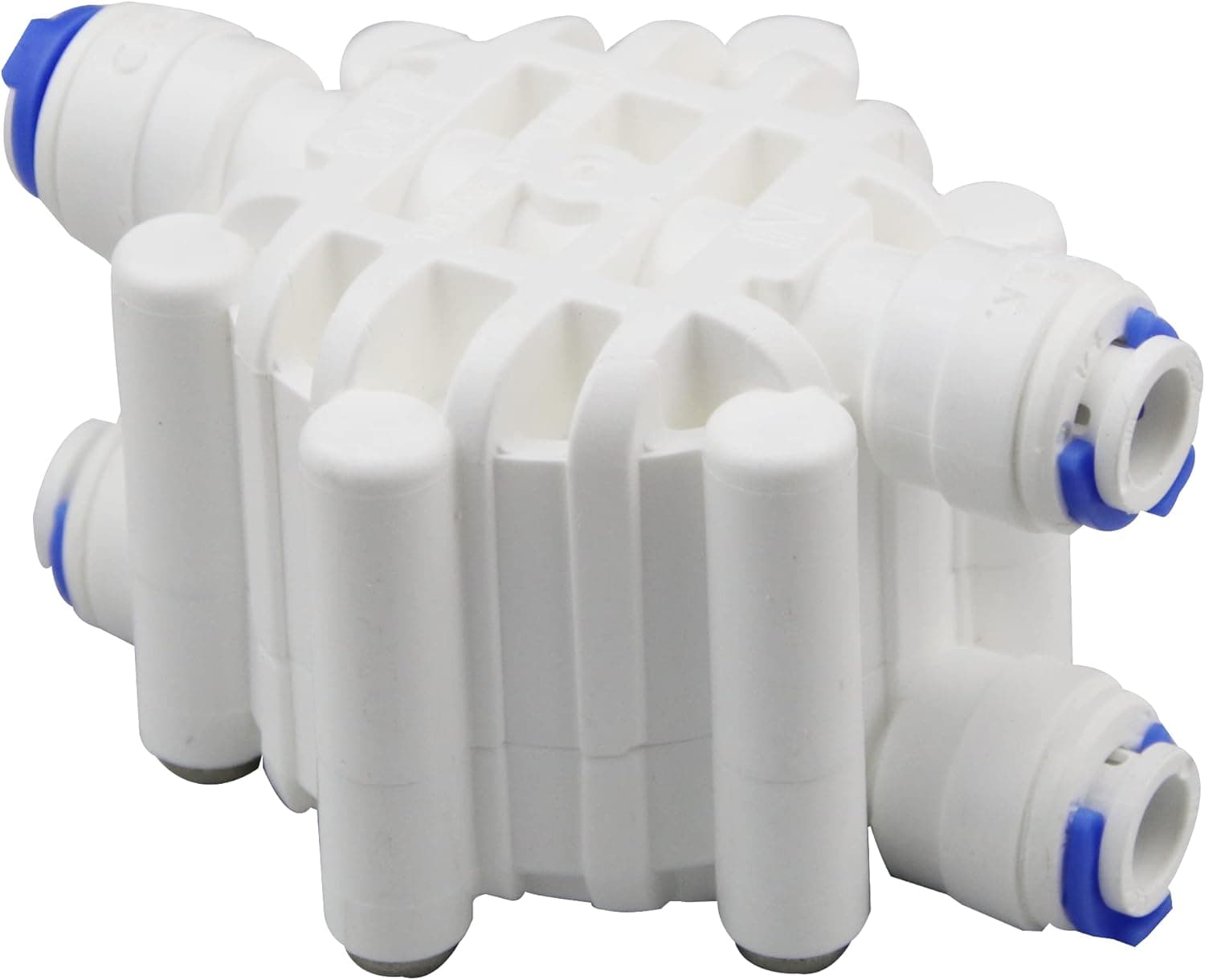 Auto Shut Off Valve / 4 Way Valve for Reverse Osmosis RO System-1/4 Inch Quick Connector-NSF Approved (RO5-ASV)
