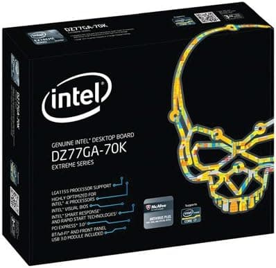 Intel BOXDZ77GA70K -LGA 1155 Intel Z77 SATA 6Gb/s ATX Intel Motherboard
