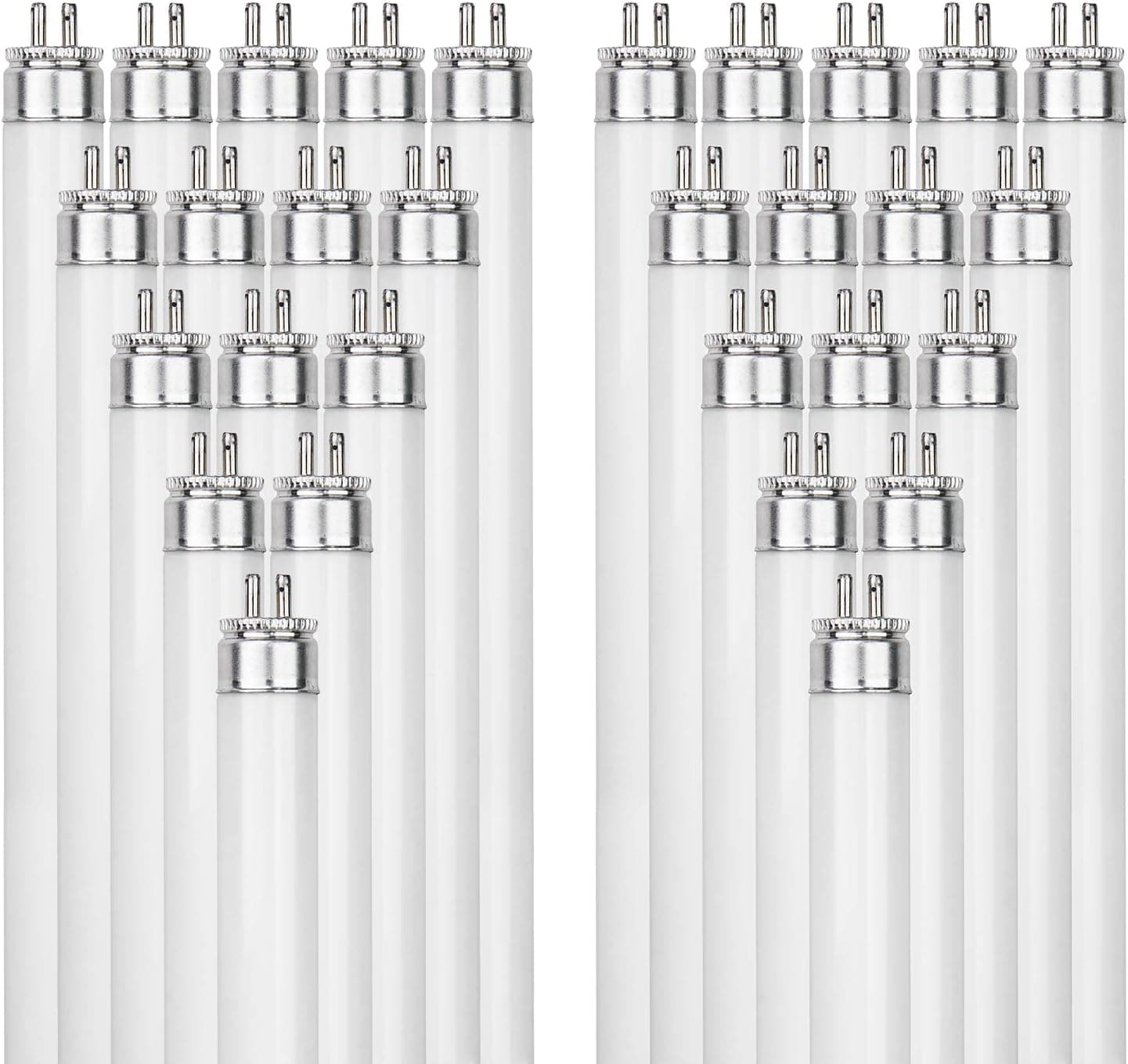 Sunlite F54T5/850/HO 54-Watt T5 Linear Fluorescent Light Bulb Mini Bi Pin Base, 5000K, 40-Pack