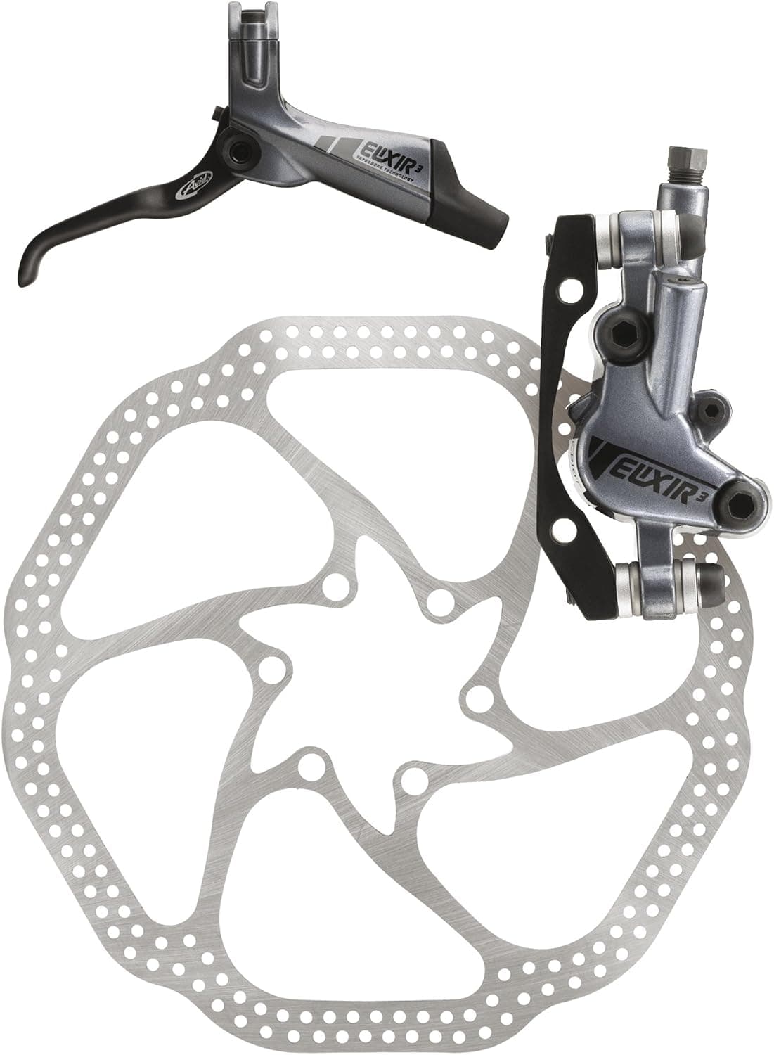 Avid Elixir 3 Front Disc Brake with Left Lever (160mm HS1 Rotor, 850mm Hose)