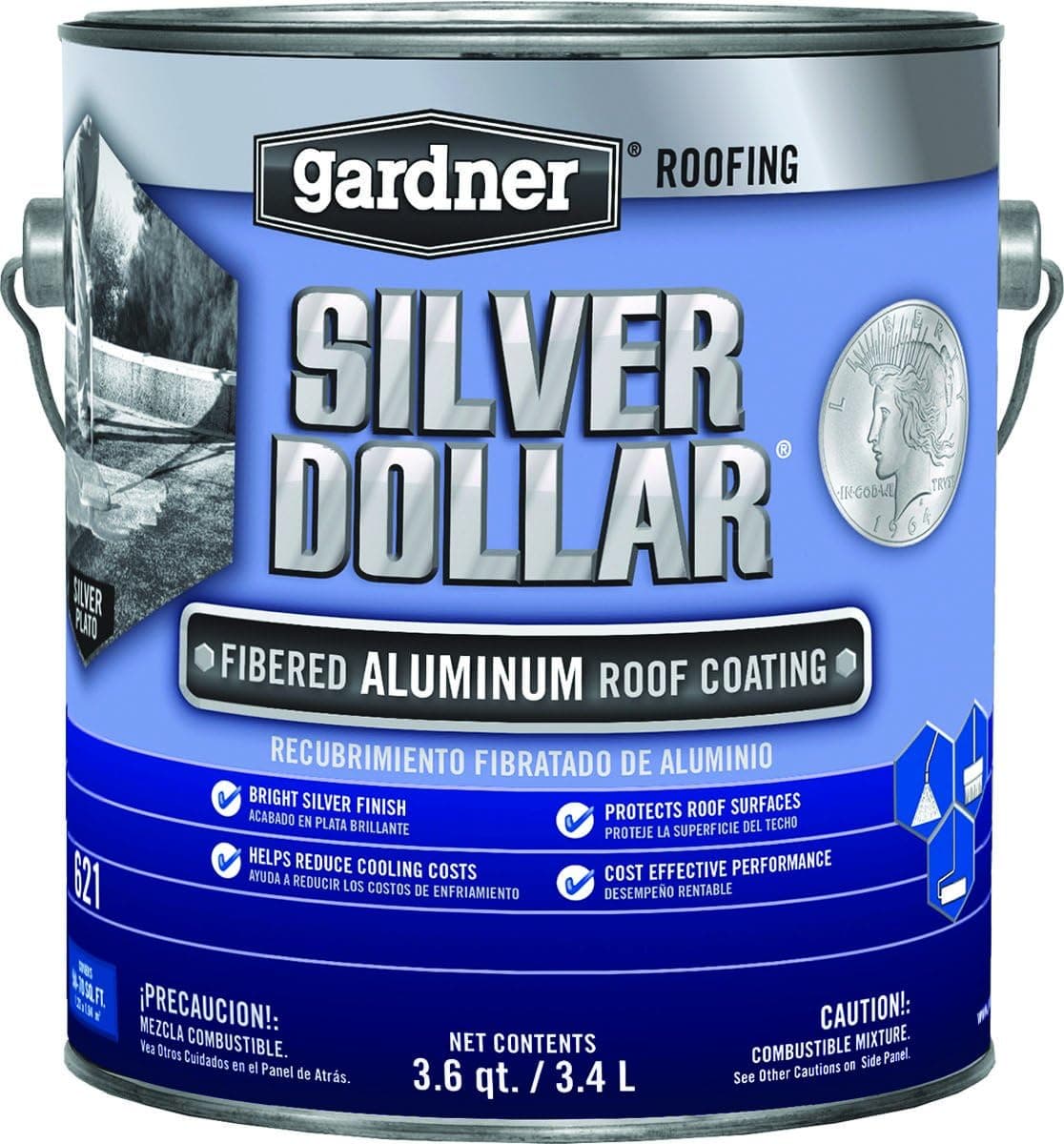 Roof Coat,Sd Fibered Alum,Gl