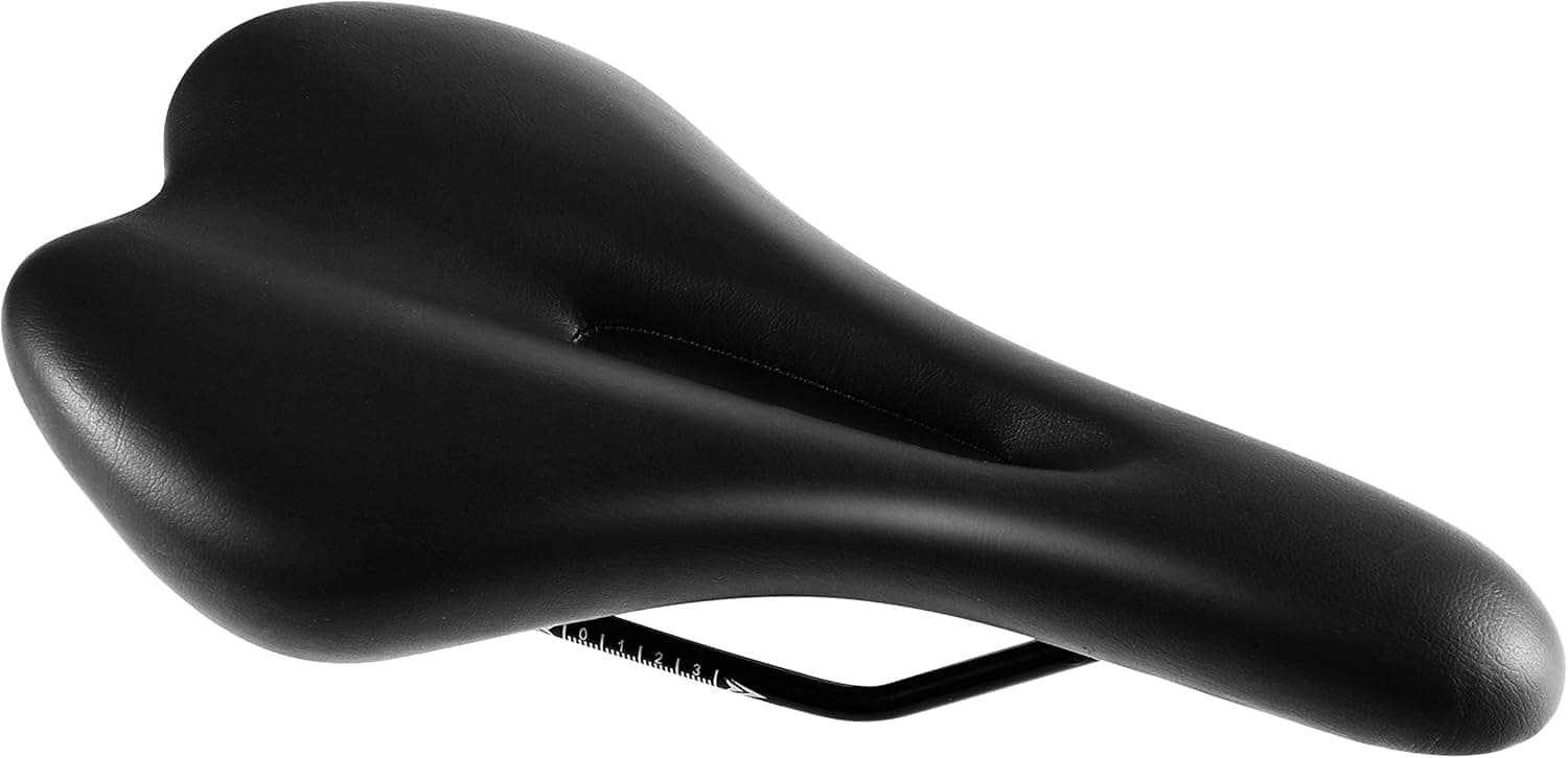 ZHIQIU Colour Bike Saddle Seat Pad Breathable Comfortable Bicycle Fit for Road Bike Fixed Gear Bike (Black Hollow Thicken)