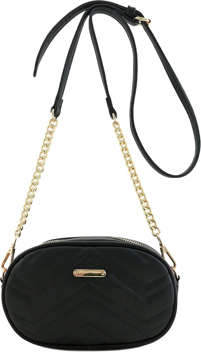 Quilted Small Versatile Purse Fanny Pack Waist Bag Crossbody