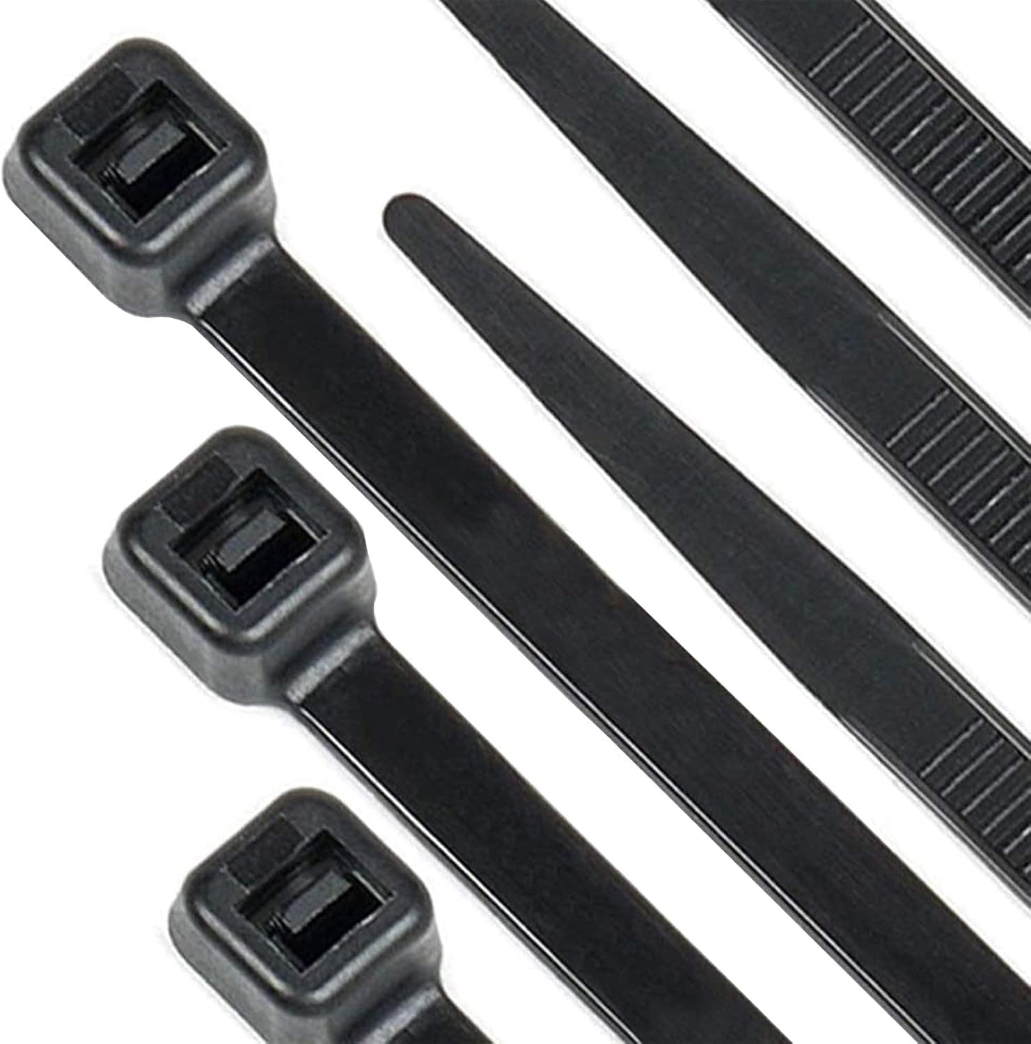 Cable Zip Ties Heavy Duty Zip Ties 16 Inch Black Premium durable Cable Ties Tensile strength 80 lbs can indoor and outdoor used to Fixing Loose Objects and Cable projects 100 per pack