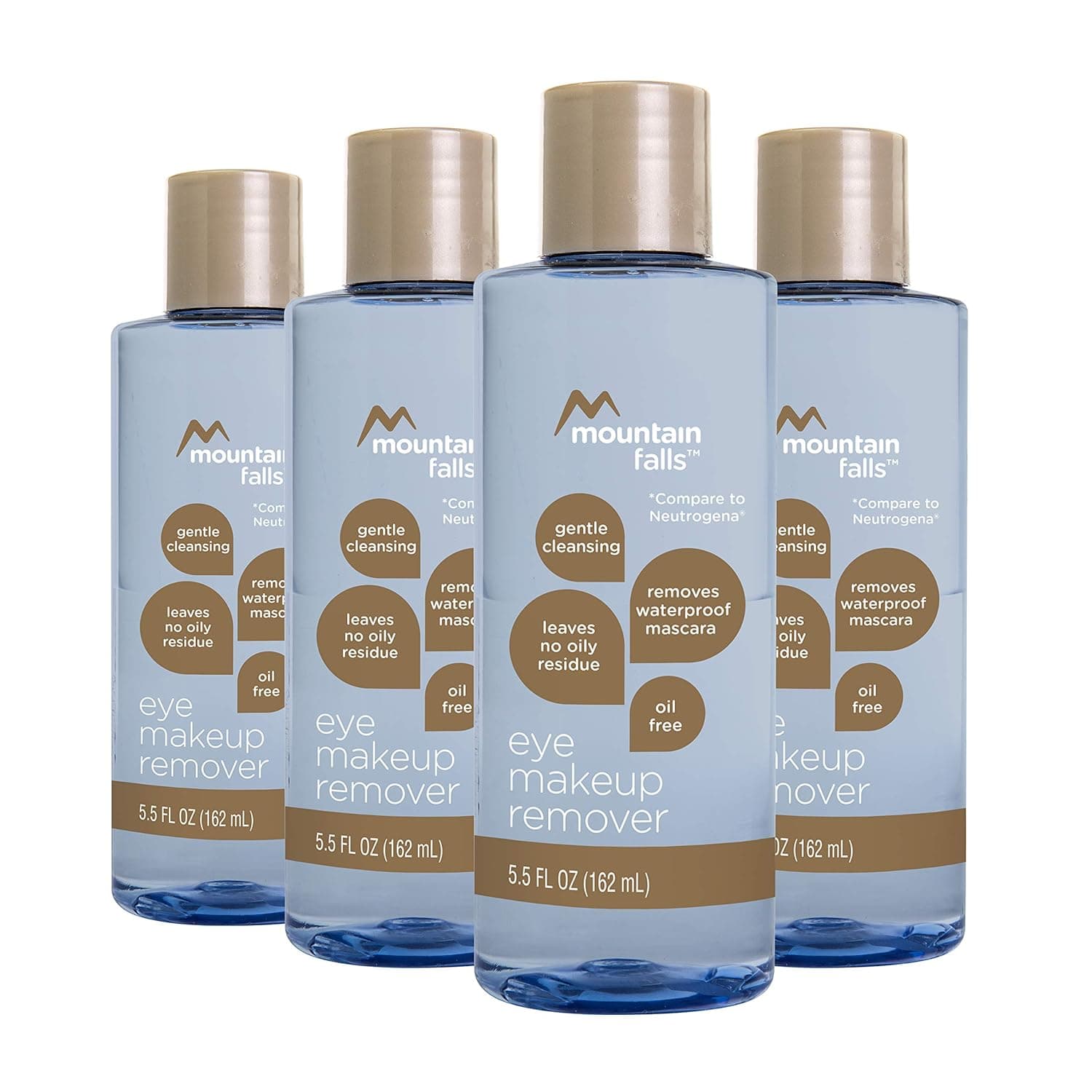 Mountain Falls Oil-Free Gentle Cleansing Eye Makeup Remover, 5.5 Fluid Ounce (Pack of 4)