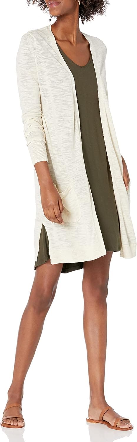 Daily Ritual Women's Lightweight Duster Cardigan
