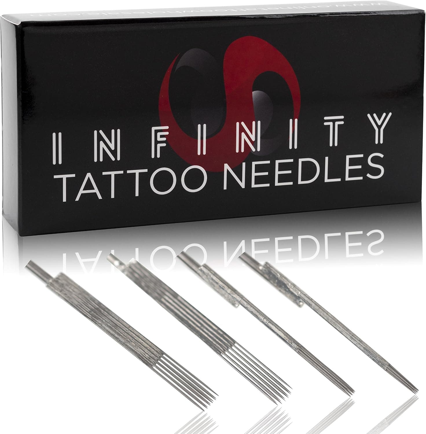 Tattoo Needles Assorted Liners and Shaders - 50Pcs Box - Sterile and Disposable Mixed Tattoo Needle Set - by Infinity