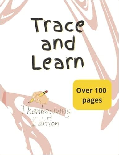 Trace and Learn Thanksgiving Edition