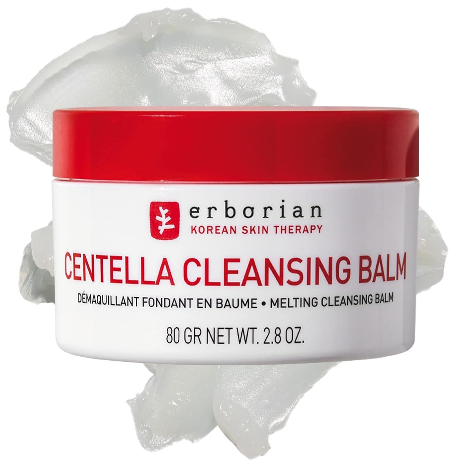 Erborian Centella Cleansing Balm - Gentle Facial Cleanser Removes Makeup - 2.8 oz