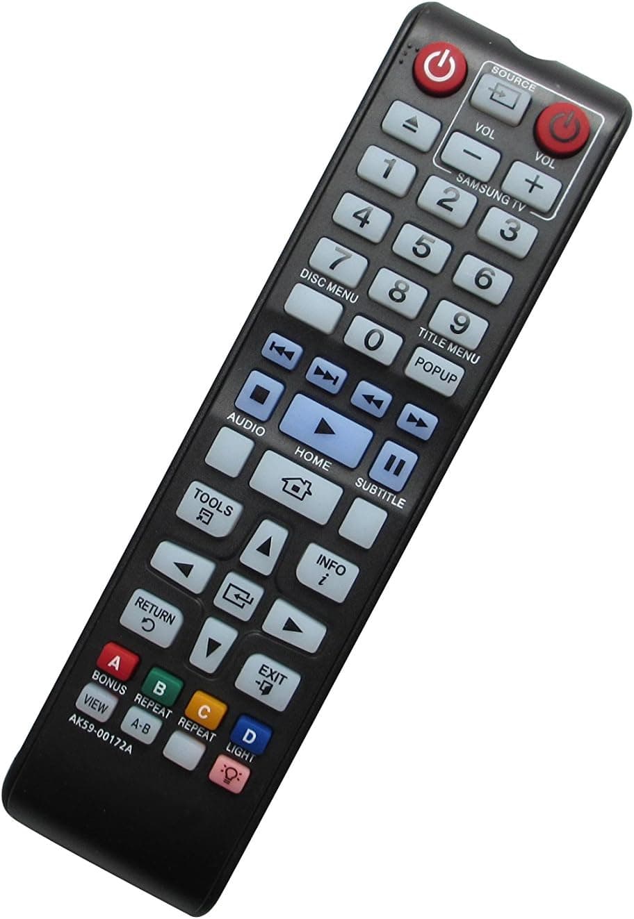 General Replacement Remote Control for Samsung BD-EM57C BD-EM59 BD-F5900 BD-F5900/ZA 3D Disc BD Blu-ray DVD Player