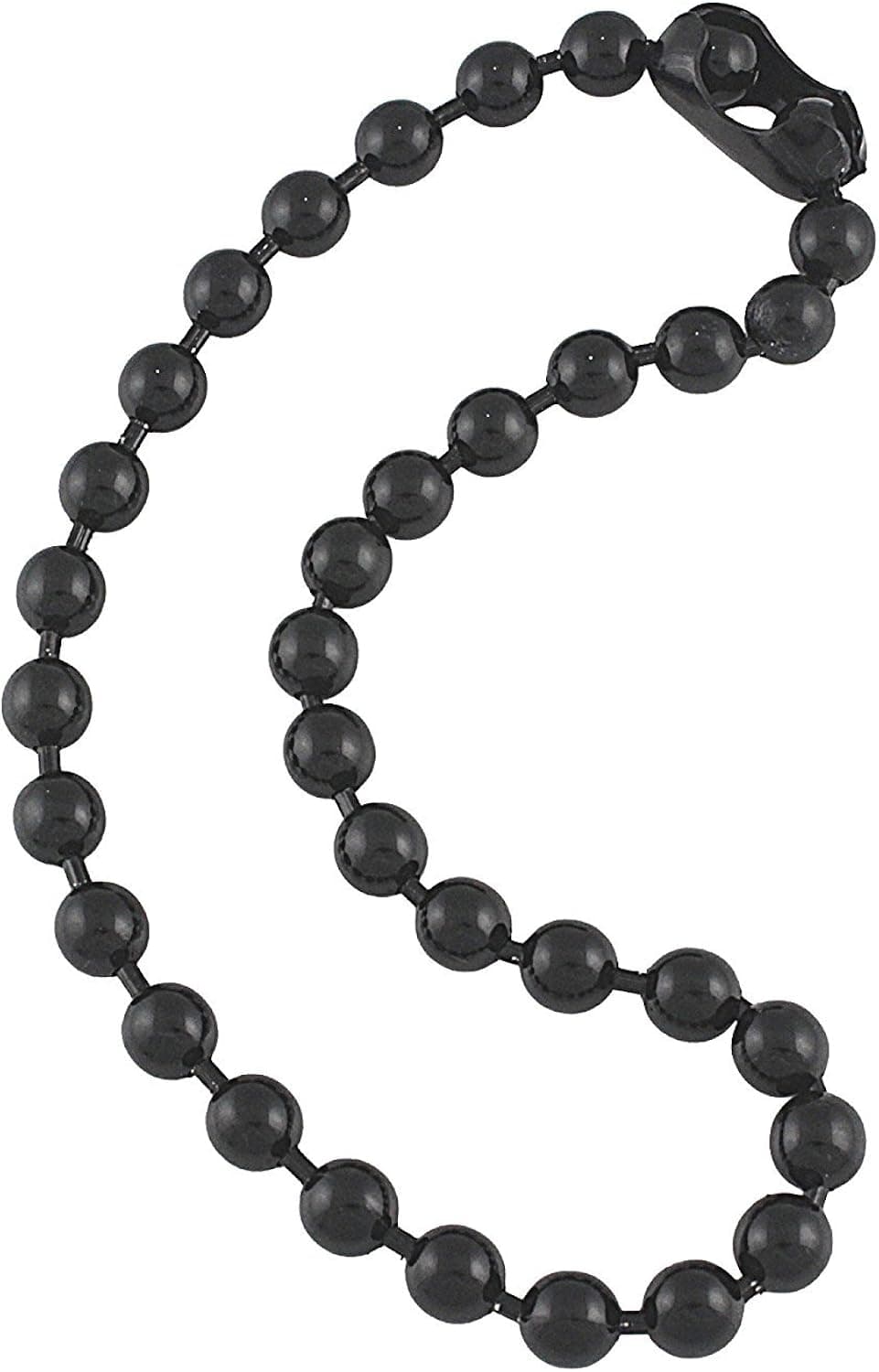 DragonWeave 9.5mm Extra Large Gunmetal Steel Ball Chain Mens Necklace with Extra Durable Finish - Any Length