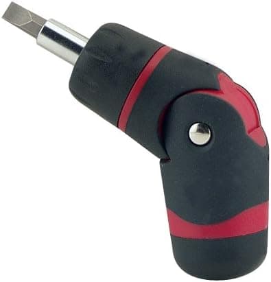 Great Neck 953DE 4-in1 Flex Driver Stubby Ratcheting Screwdriver w/ 4 Bits