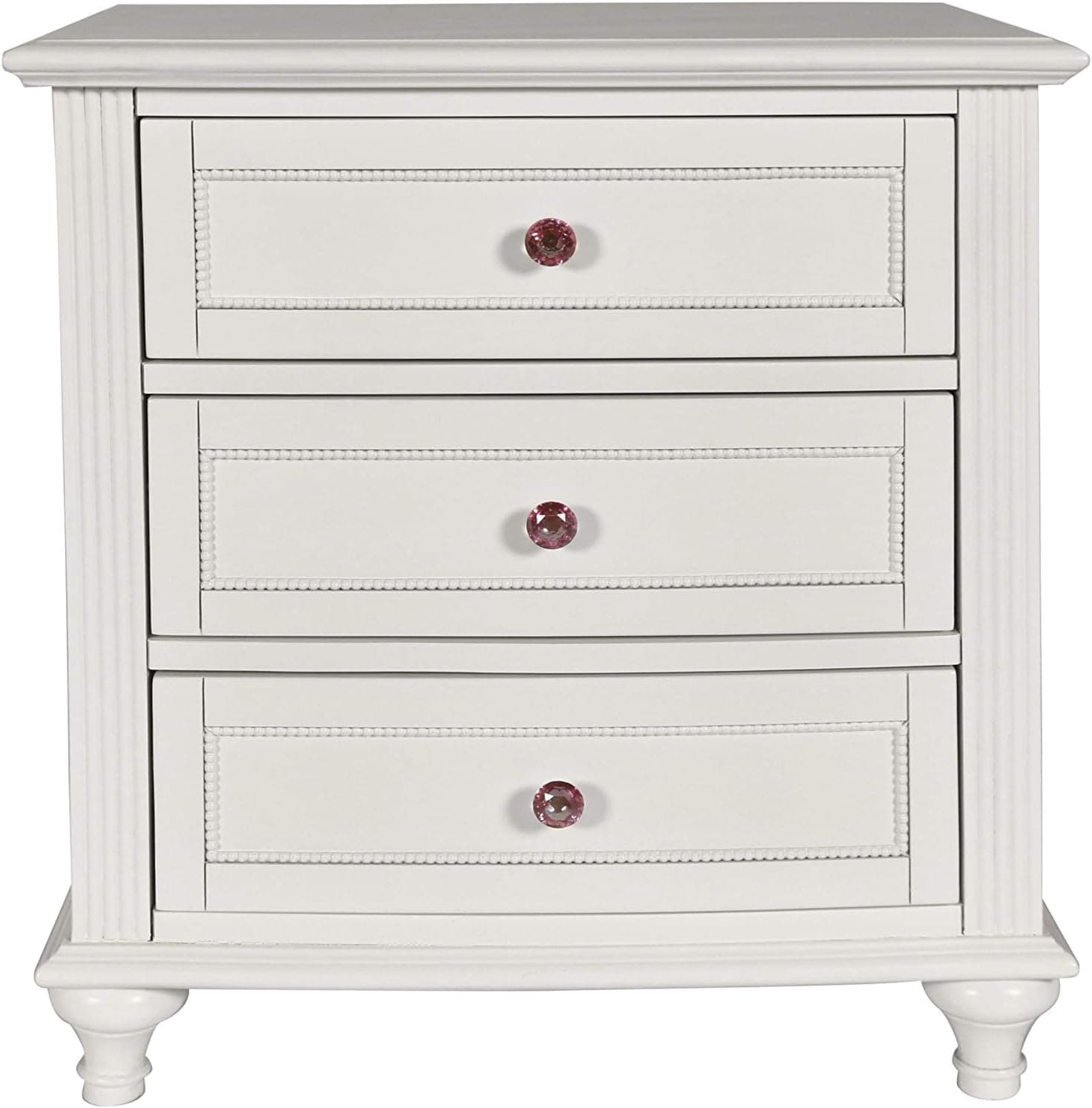 New Classic FURNITURE Megan Nightstand, White