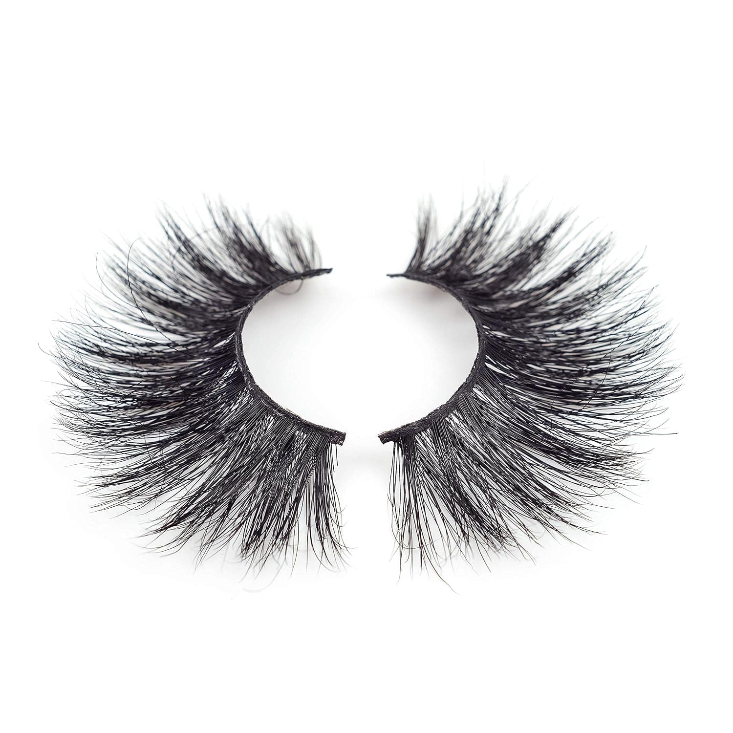 ASLOTUS 25mm Mink lashes Fluffy Mink Eyelashes Easy Real Mink Lashes Long 3d Dramatic Eyelashes for girls women