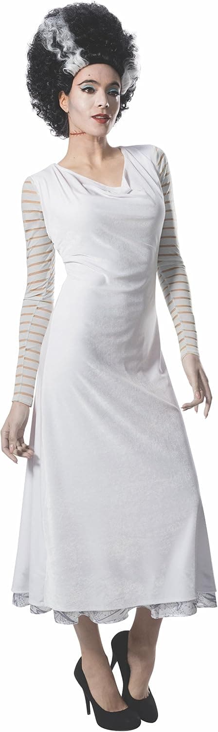 Rubie's womens Universal Monsters Bride of Frankenstein Costume Dress