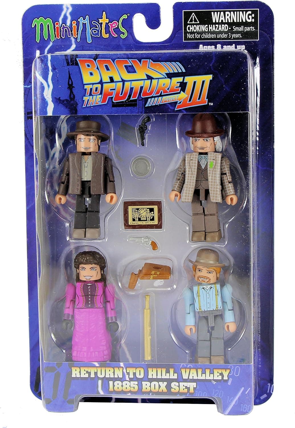 Back to the Future Part III Minimates Return to Hill Valley 1885 Mini Figure Box Set