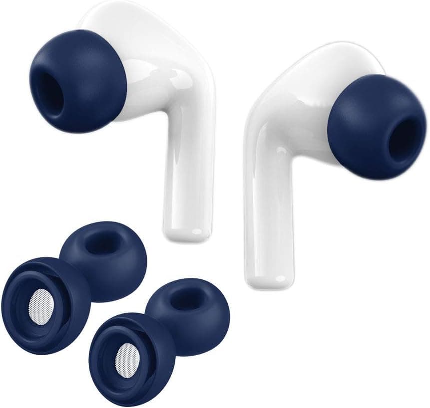 PATROHOO Anti Slip Earbud Silicone Cover Earphone Tips Compatible with Airpods Pro 2019 Earplugs 2 Pairs.(Midnight Blue/M)