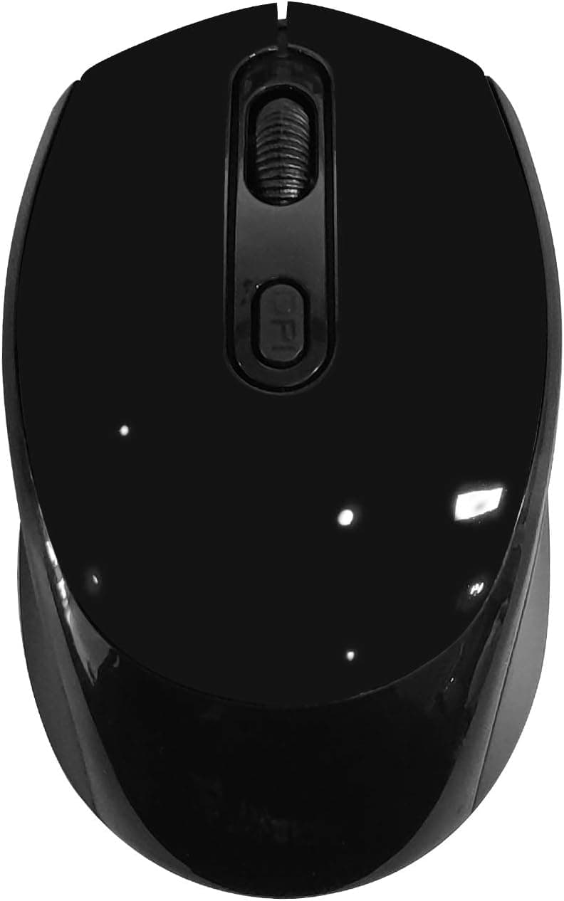 Nanming Wireless Portable Mobile Mouse Optical Mice with USB Receiver, 3 Adjustable DPI Levels, Buttons for Notebook, PC, Laptop, Computer