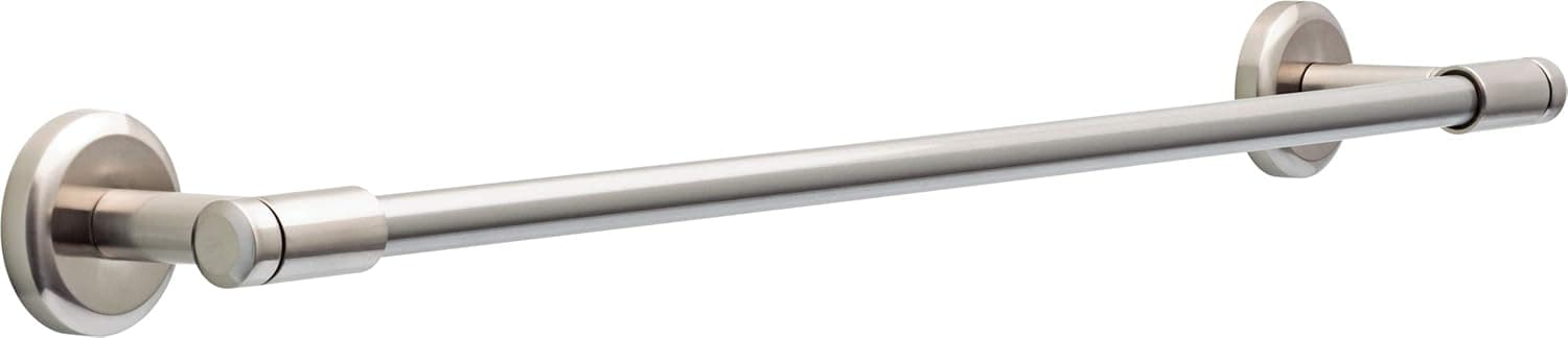 Delta Faucet WSD24-BN Westdale Wall Mounted 24" Adjustable Towel Holder Bar in SpotShield Brushed Nickel